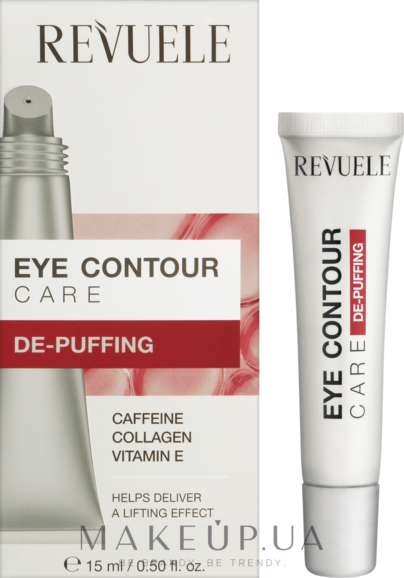Гель для догляду за контуром очей проти набряків - Revuele Eye Contour Care De-Puffing — фото 15ml