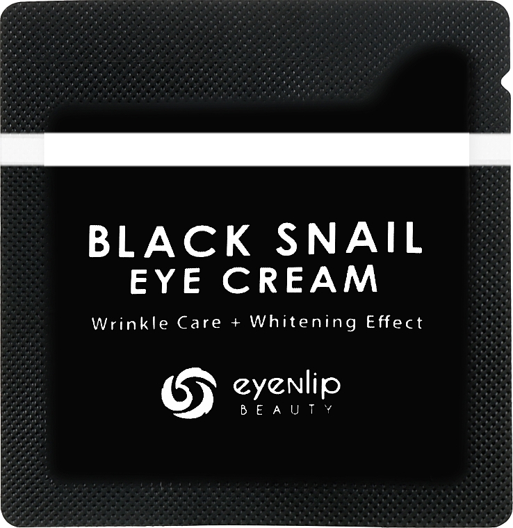 Крем для кожи вокруг глаз многофункциональный - Eyenlip Black Snail Eye Cream (пробник) — фото N1