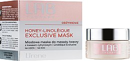 Парфумерія, косметика УЦЕНКА Медова маска для масажу обличчя - Lirene Lab Therapy Nourishment Linoleique Exclusive Mask *