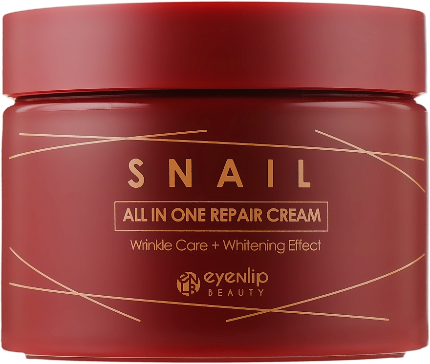 УЦЕНКА Многофункциональный улиточный крем для лица - Eyenlip Snail All In One Repair Cream * — фото N5