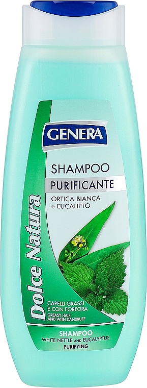 Шампунь для волос "Крапива и эвкалипт" - Genera Dolce Natura Shampoo — фото N1