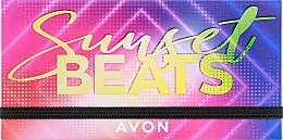 Палетка глітерів для макіяжу очей - Avon Sunset Beats — фото N2