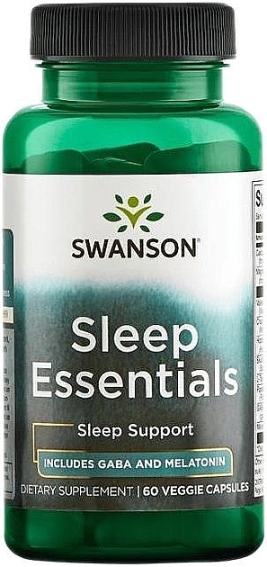Диетическая добавка для сна - Swanson Sleep Essentials — фото N1