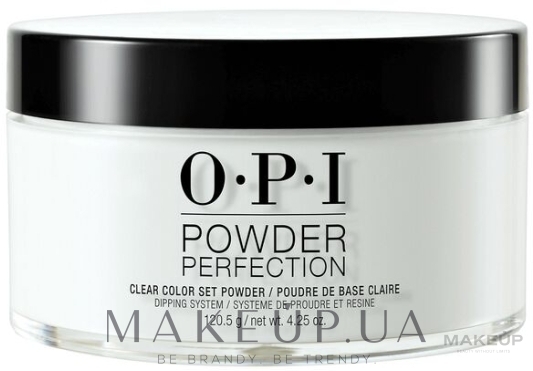 Пудра для нігтів - OPI Powder Perfection Color Set Powder — фото Clear