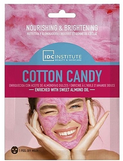 Питательная и осветляющая маска для лица - IDC Institute Cotton Candy Nourishing & Brightening Mask — фото N1