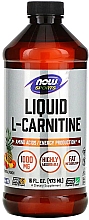 Рідкий L-карнітин зі смаком тропічного пуншу, 1000 мг - Now Foods L-Carnitine Liquid Tropical Punch — фото N1