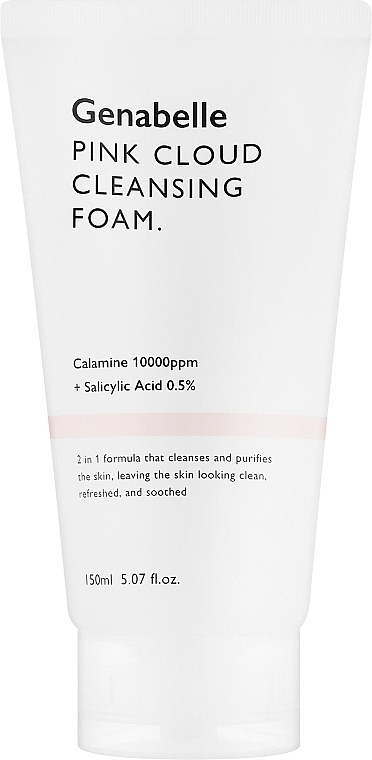 УЦІНКА Очищувальна пінка для обличчя - Genabelle Pink Cloud Cleansing Foam  * — фото N1