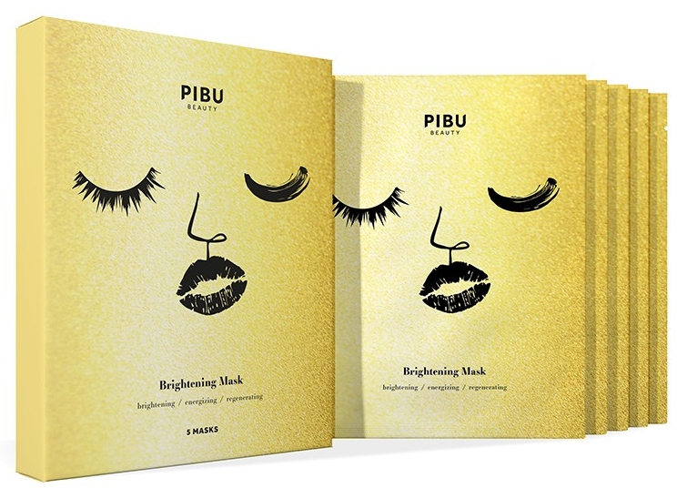 Набор - Pibu Beauty Brightening Mask Set (f/mask/5x29ml) — фото N1