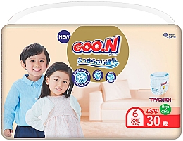 Трусики-підгузки для дітей "Premium Soft" розмір 2XL, 15-25 кг, 30 шт. - Goo.N — фото N1