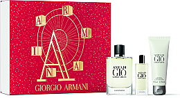 Парфумерія, косметика Giorgio Armani Acqua Di Gio Pour Homme - Набір (edp/125ml + edp/15ml + sh/gel/75ml)