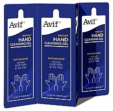 Дезінфекційний засіб для рук - Avif Instant Hand Cleansing Gel (саше) — фото N2