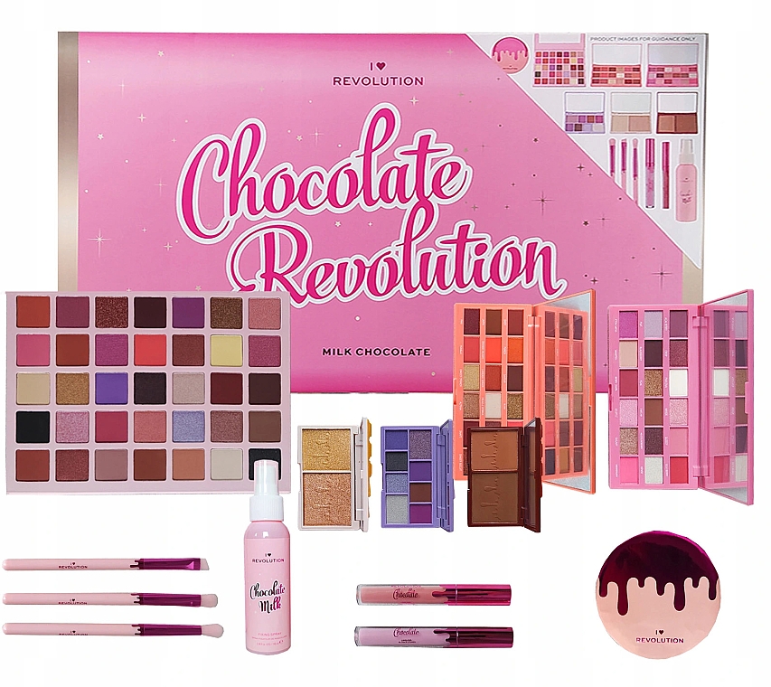 Набор для макияжа, 13 продуктов - I Heart Revolution The Chocoholic Revolution