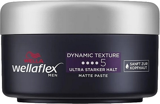 Матова паста для укладання волосся, для чоловіків - Wella Wellaflex Men Dynamic Texture Matte Paste — фото N1