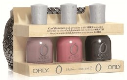 Парфумерія, косметика Набір - Orly Cool Romance 3 Piece Gift Set with Free Bag (nail/18ml + nail/18ml + nail/18ml + bag)