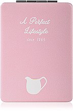 Зеркало косметическое, "A Perfect Lifestyle", розовое - SPL — фото N1