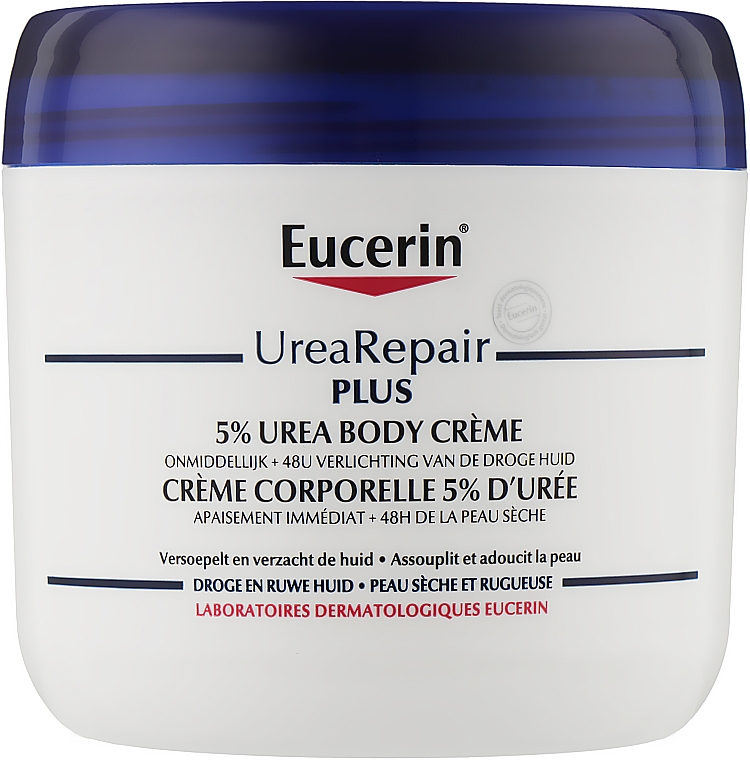 Увлажняющий крем для очень сухой кожи - Eucerin UreaRepair Plus Body Cream 5% — фото N1