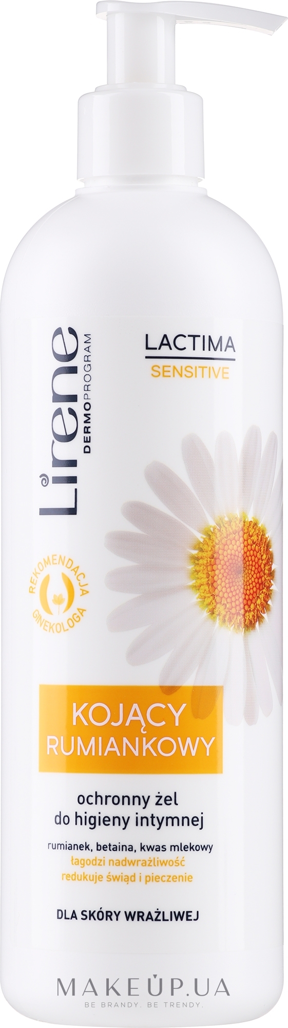 Гель для интимной гигиены с ромашкой - Lirene Dermo Program Lactima Sensitive Gel — фото 350ml