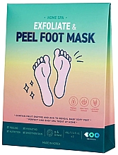 Маска-пилинг для ног - Dearboo Home Spa Exfoliate & Peel Foot Mask — фото N1