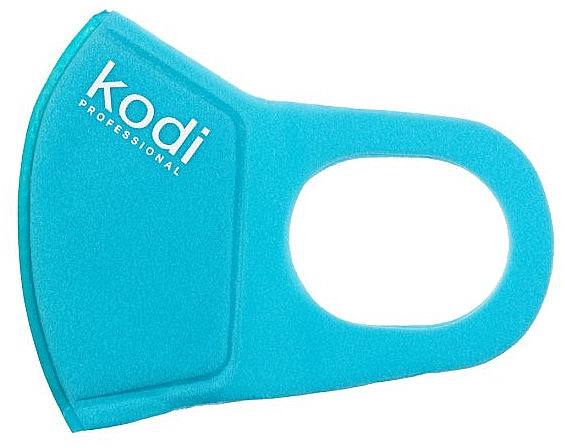 Двошарова маска з логотипом "Kodi Professional", блакитна - Kodi Professional — фото N1