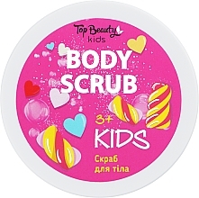 Скраб для тела с ароматом клубники - Top Beauty Body Scrub Kids — фото N1