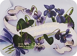 Натуральне мило "Букет квітів" - Saponificio Artigianale Fiorentino Bouquet of Violet Flowers Soap — фото N1