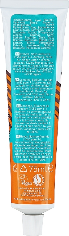 Натуральная зубная паста - Ben & Anna Natural Toothpaste Cinnamon Orange — фото N3