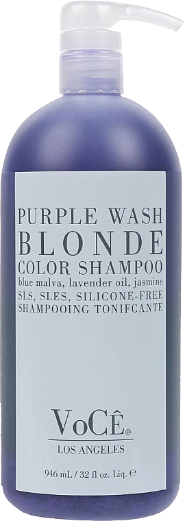 Шампунь для світлого волосся - VoCê Haircare Purple Wash Blonde Color Shampoo — фото N1