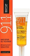 Олія для волосся з протеїнами кіноа - Biotop 911 Hair Repair Ampoules — фото N2