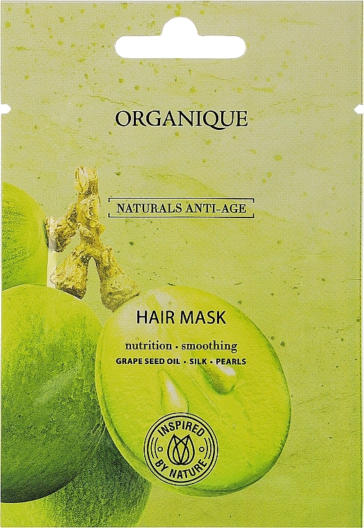 Антивозрастная маска для волос - Organique Naturals Anti-Age Hair Mask (пробник) — фото N1