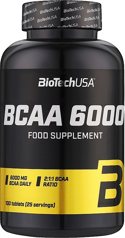 Комплекс аминокислот - BioTechUSA BCAA 6000 Amino Acid Tablets — фото N1