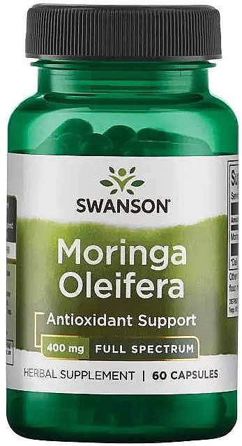 Харчова добавка "Моринга олійна", 400мг - Swanson Full Spectrum Moringa Oleifera — фото N1