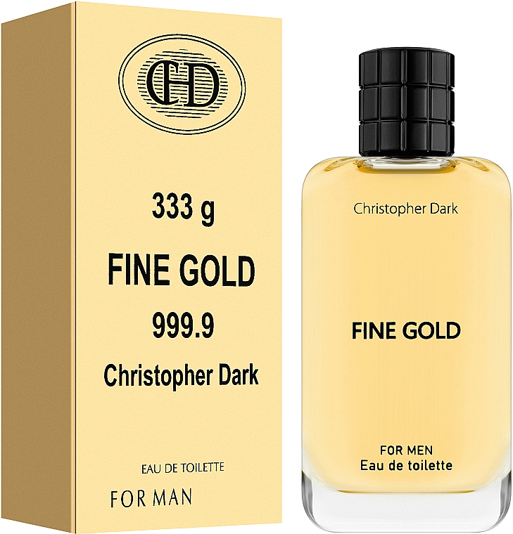 Christopher Dark Fine Gold - Туалетна вода — фото N2