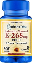 Парфумерія, косметика Харчова добавка "Вітамін E" - Puritan's Pride Vitamin E 268 mg 400 IU