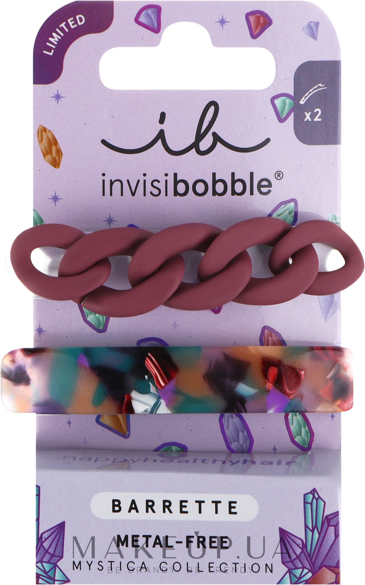 Заколка для волосся - Invisibobble Barrette Mystica The Rest Is Mystery — фото 2шт