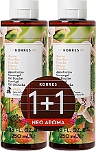 Духи, Парфюмерия, косметика Набор - Korres Pistachio (sh/gel/2x250ml)