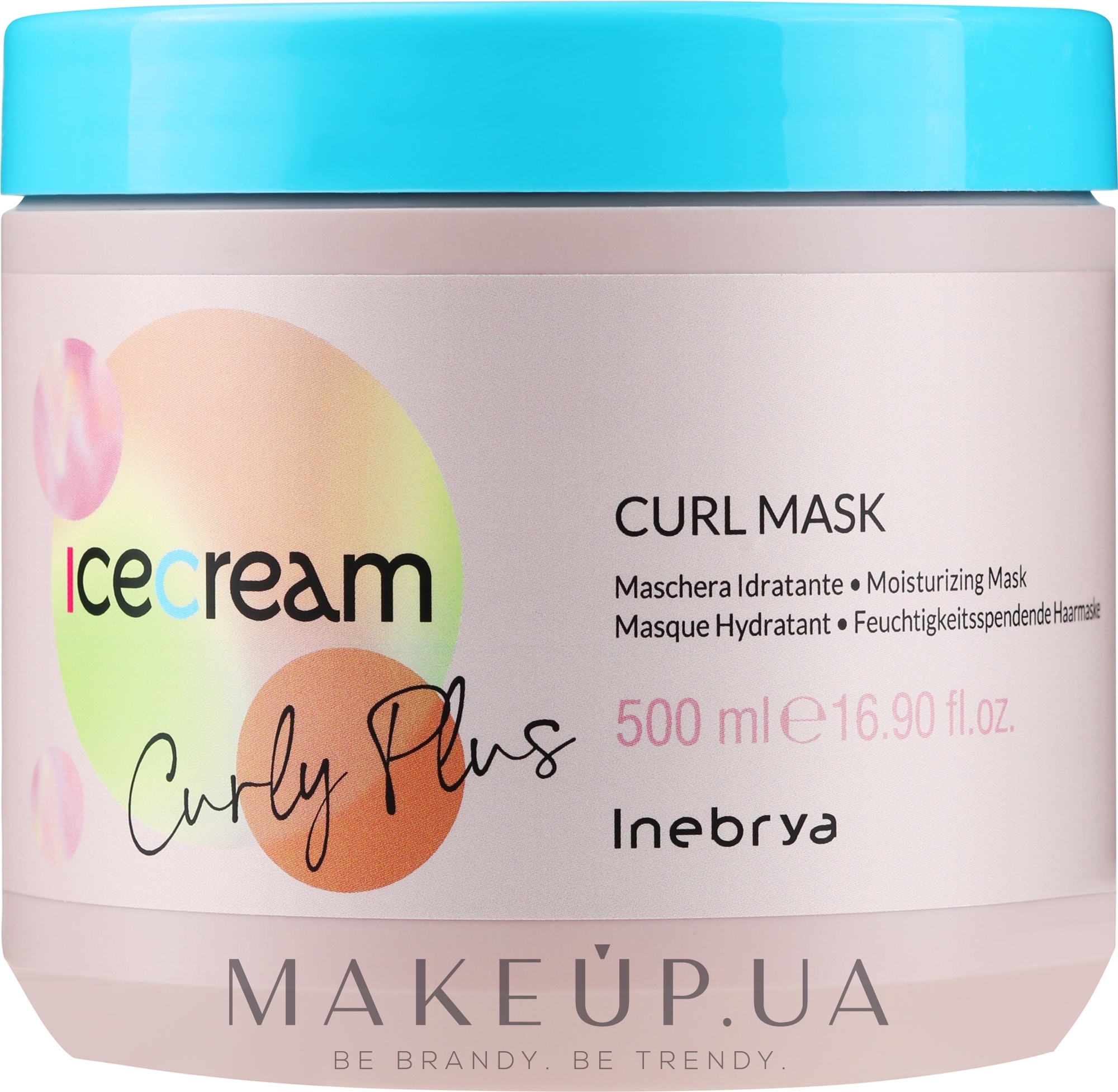 Маска для кучерявого волосся - Inebrya Ice Cream Curly Plus Curl Mask — фото 500ml