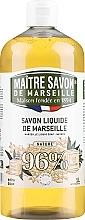 Жидкое марсельское мыло "Натуральное" - Maitre Savon De Marseille Savon Liquide De Marseille Nature Liquid Soap — фото N3