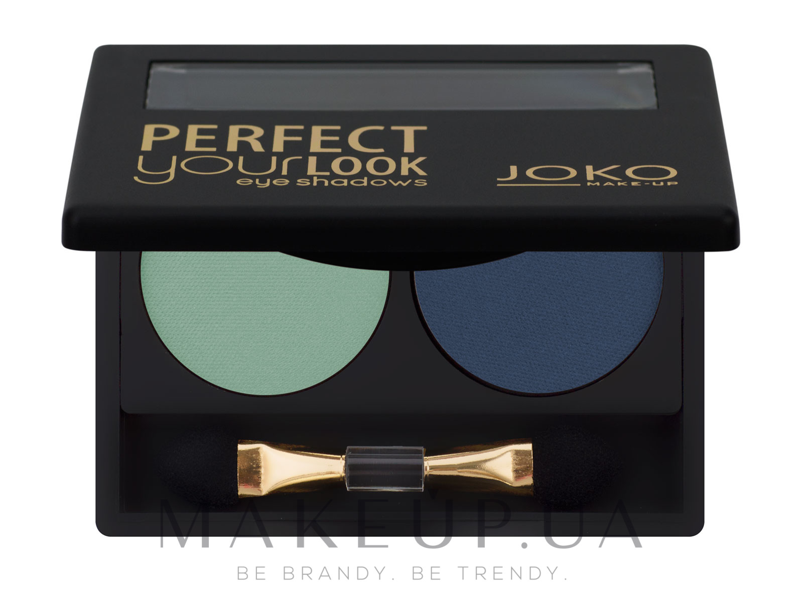 Тени для век двухцветные - Joko Perfect Your Look Duo Eye Shadows — фото 201 Mat