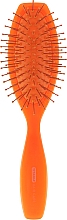 Щітка масажна 9 рядів, помаранчева - Titania — фото N1