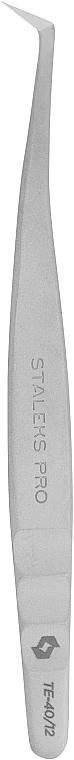 Пинцет профессиональный для ресниц - Staleks Pro Expert 40 Type 12 — фото N1
