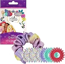 Набір резинок для волосся, 7 шт. - Invisibobble Kids Disney The Princesses Set — фото N2