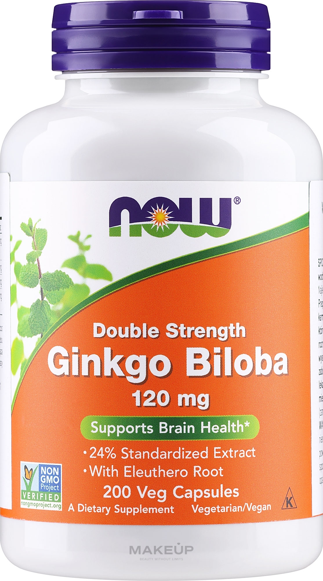 Капсули "Гінкго білоба", 120 мг - Now Foods Ginkgo Biloba — фото 100шт