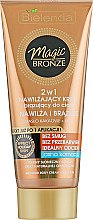 Зволожувальний бронзувальний крем для світлої шкіри - Bielenda Magic Bronze 2in1 Moisturizing Bronze Cream for Light Skin — фото N3