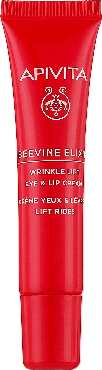 Зміцнювальний крем для очей і губ проти зморщок - Apivita Beevine Elixir Wrinkle Lift Eye & Lip Cream — фото N1