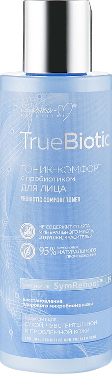 Тоник-комфорт с пробиотиком для лица - Белита-М TrueBiotic