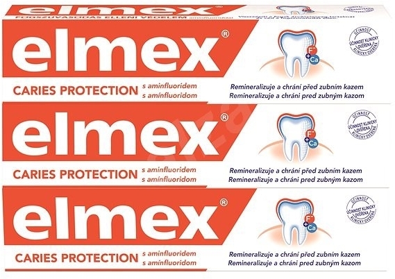 Набір - Elmex Toothpaste Caries Protection (toothpaste/3x75ml) — фото N2