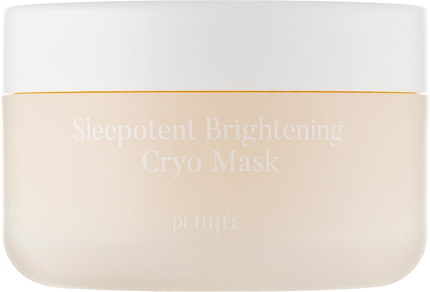Нічна кріо-маска, яка вирівнює тон, з вітаміном С і ніацинамідом - Petitfee&Koelf Sleepotent Brightening Cryo Mask — фото N1