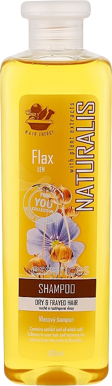 Шампунь для волос "Лен" - Naturalis Flax Shampoo — фото N1