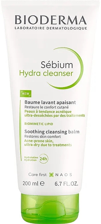 Заспокійливий очищувальний бальзам - Bioderma Sebium Hydra Cleanser Soothing Cleansing Balm — фото N1