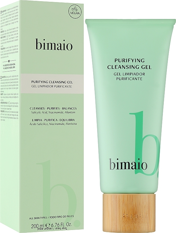 УЦІНКА Очищувальний гель для обличчя - Bimaio Purifying Cleansing Gel * — фото N2